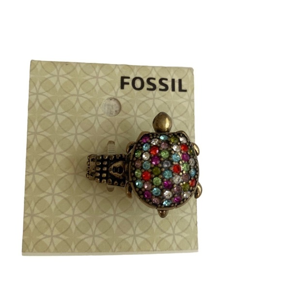 Fossil turtle ring - Picture 1 of 8